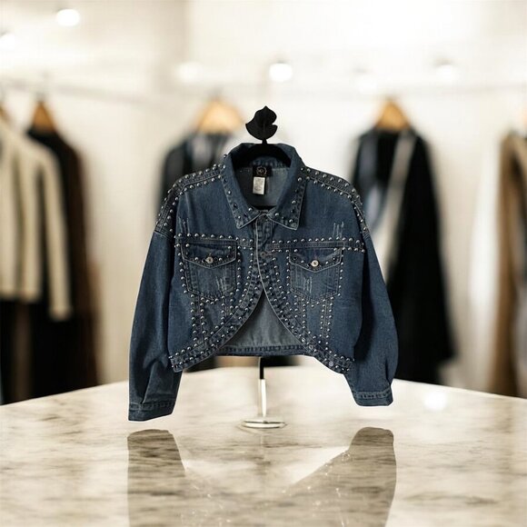 M/2 - Vintage Chic Jean Jacket (S/M) - Picture 1 of 6